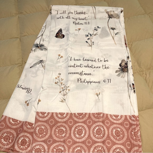 Main Stays Fabric Shower Curtain “Inspire” - Picture 3 of 4